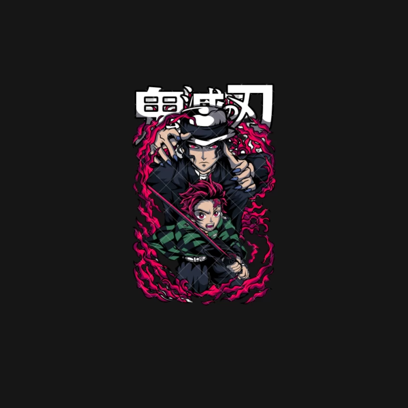 Kämpfer mit Schwert und dämonischer Hintergrund Damen Langarm T-Shirt