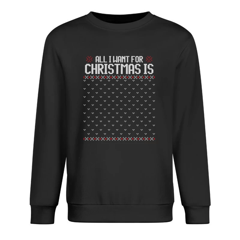 Pull de Noël avec texte humoristique Homme Sweat-shirt à enfiler