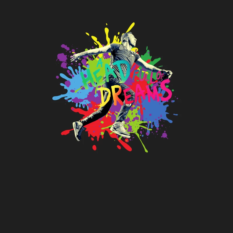 Coldplay Splash Color Male Tank Top