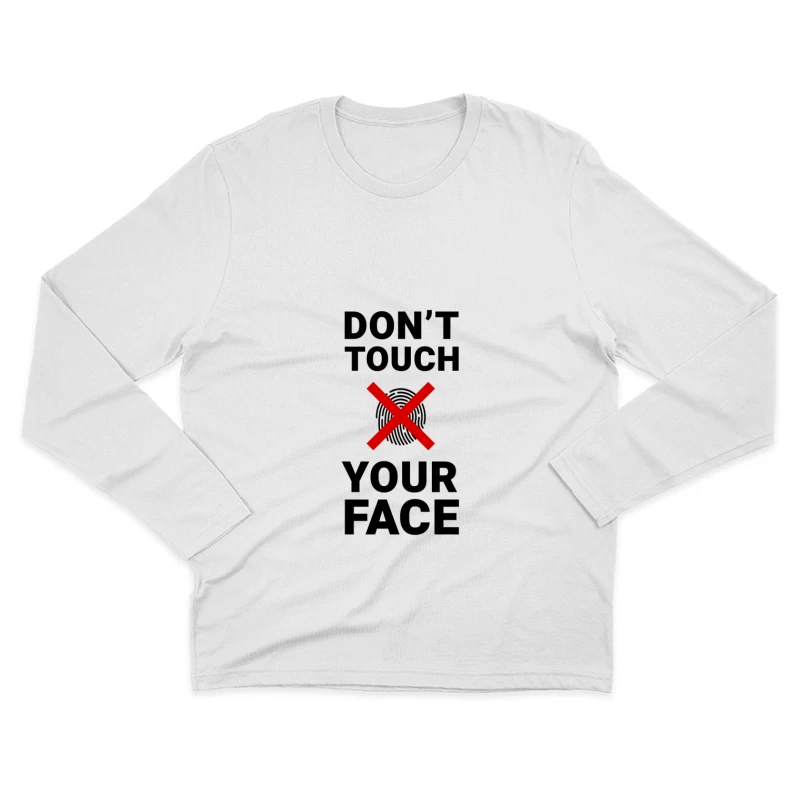 Symbole d'annulation rouge Homme Manches Longues T-Shirt