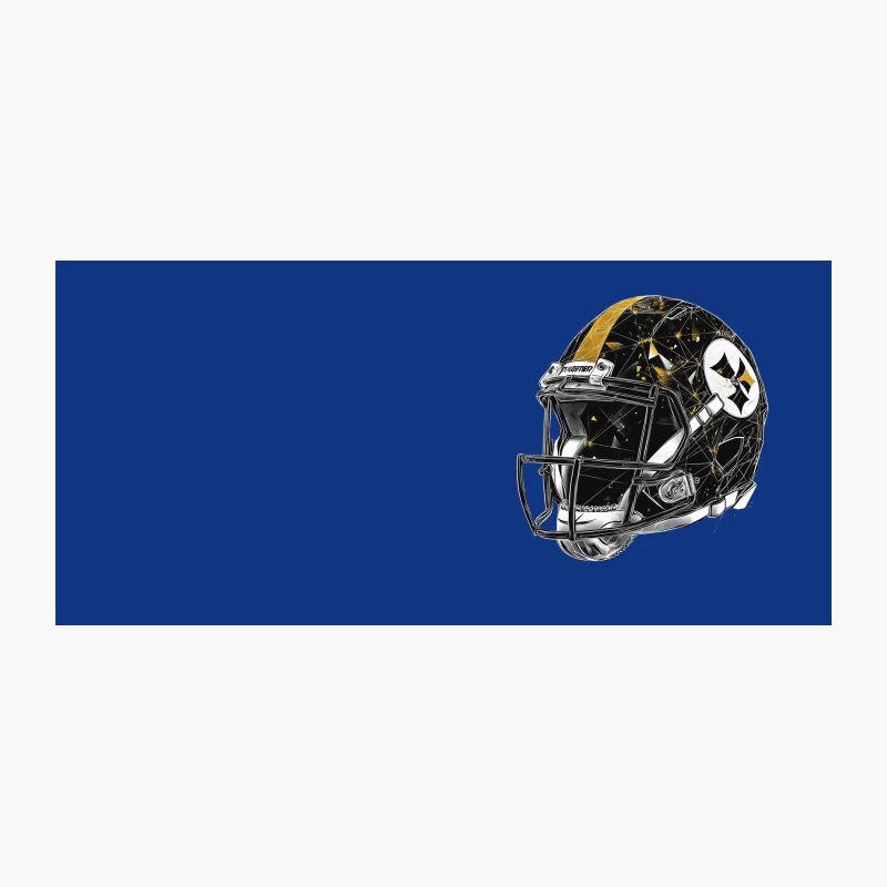 Pittsburgh Steelers NFL Helmet: Black and Gold Football Protective Gear Coffee Mug