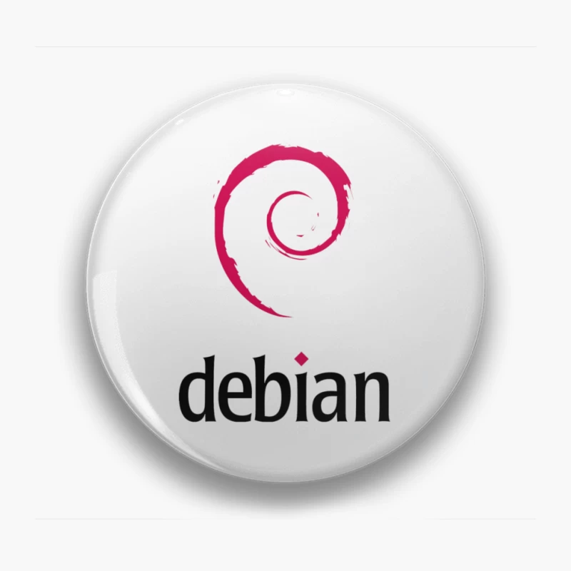 debian merchandise Pin