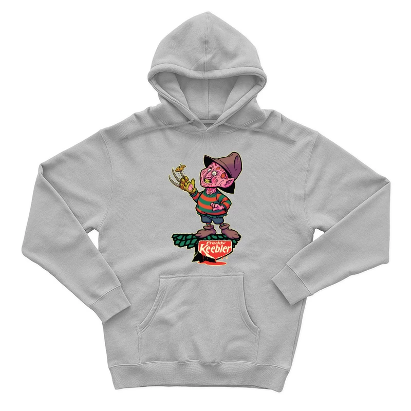 Freddy Keebler: A Whimsical Horror Parody Male Pullover Hoodie