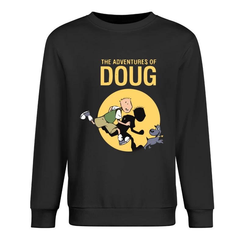 The Adventures of Doug - Classic 90s Animated Series Logo Male Pullover Sweatshirt