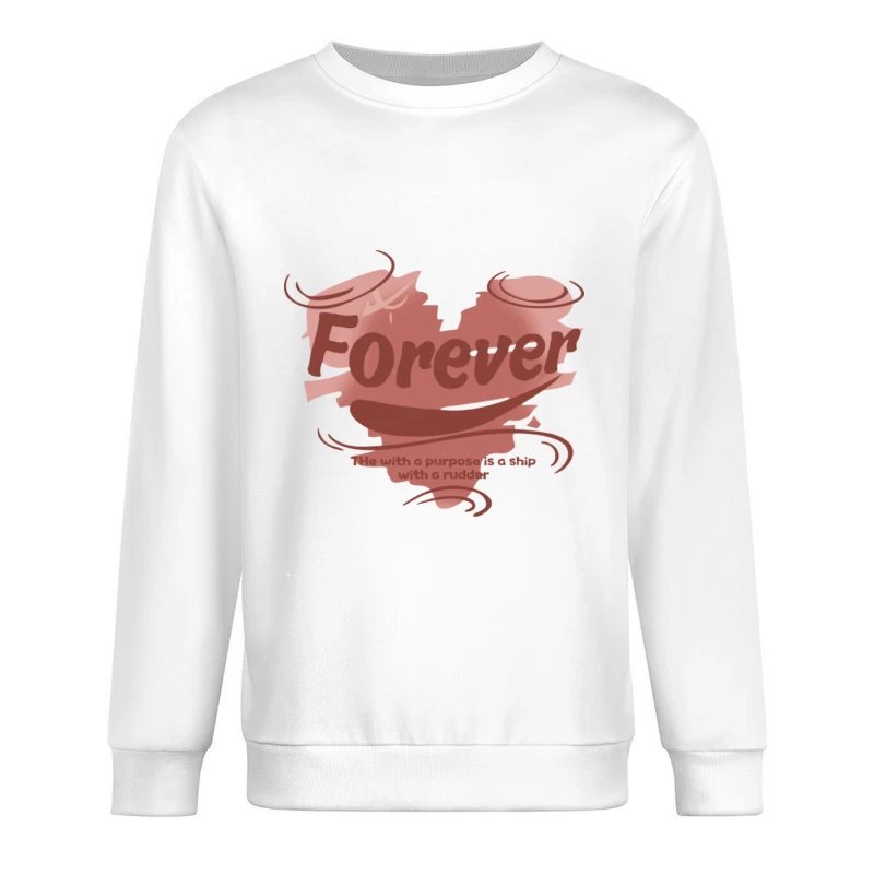 Herzdesign mit Spruch Herren Pullover Sweatshirt