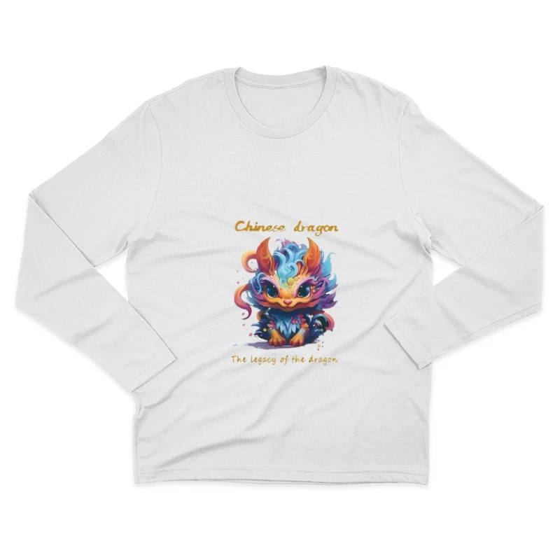 Bunter chinesischer Drachen: Das Vermächtnis der Drachen Herren Langarm T-Shirt