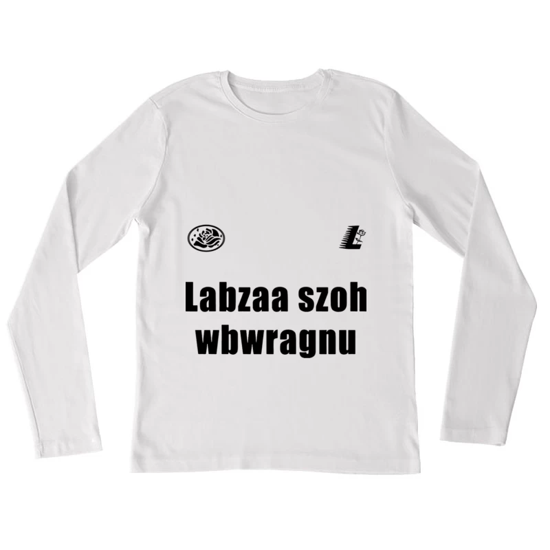 Labzaa Szoah Design mit Logos Damen Langarm T-Shirt