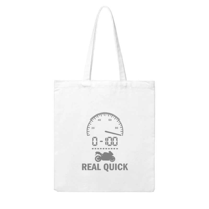 0-100 Real Quick Cotton Tote Bag