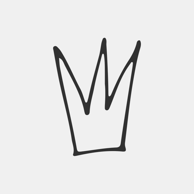 Couronne artistique minimaliste Homme Débardeur