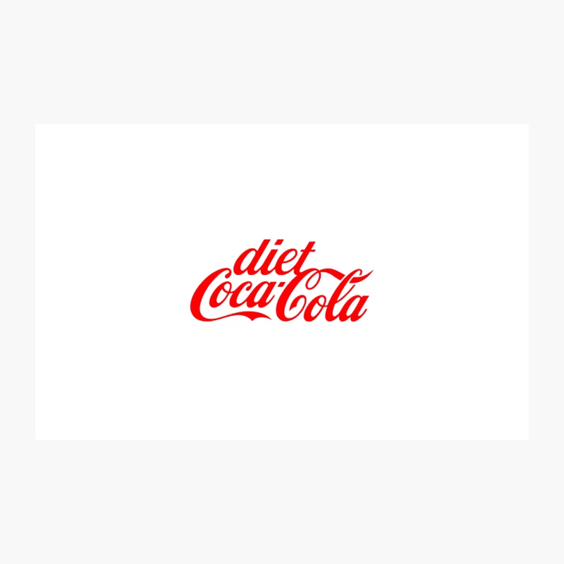 Diet Coca-Cola Red Logo: Iconic Soft Drink Brand Typography Travel Mug