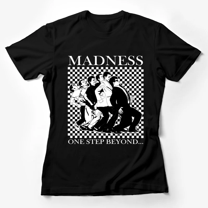 Madness "One Step Beyond" Album Art with Dancing Figures Female T-Shirt