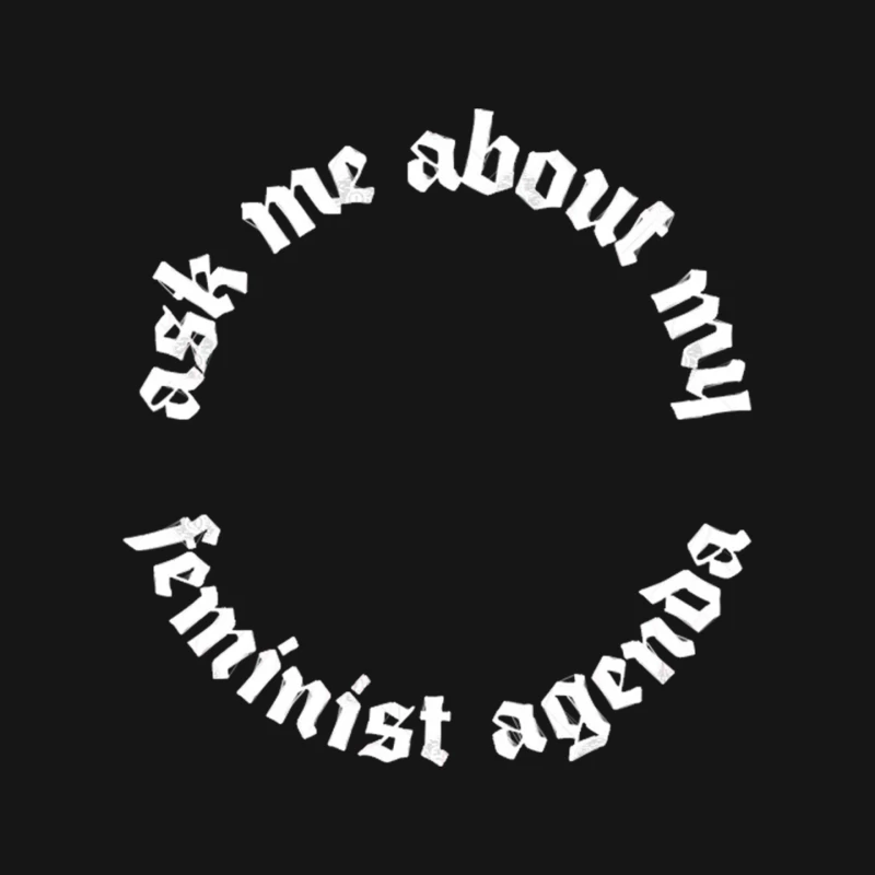 Ask Me About My Feminist Agenda Mouse Pad