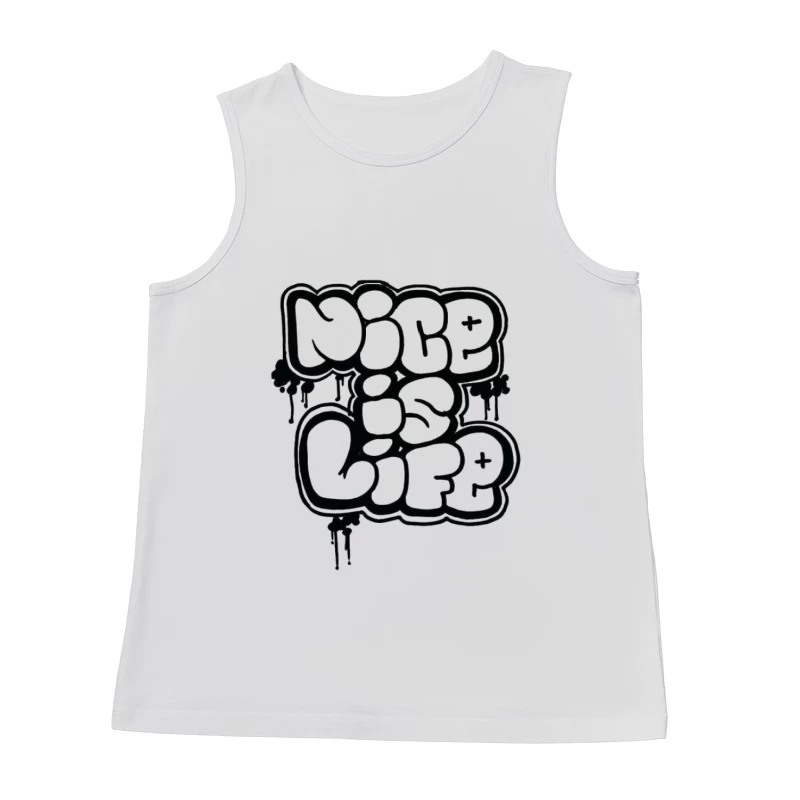 Graffiti-Stil Schriftzug Herren Tanktops