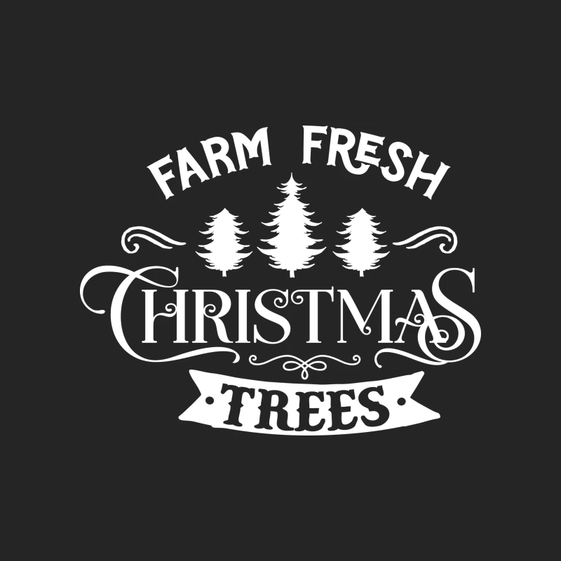 Affiche de vente d'arbres de Noël frais Homme Sweat-shirt à enfiler