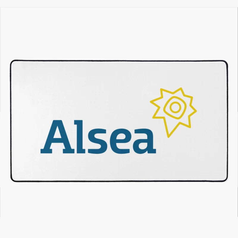 de alsea restaurant logo Desk Mat