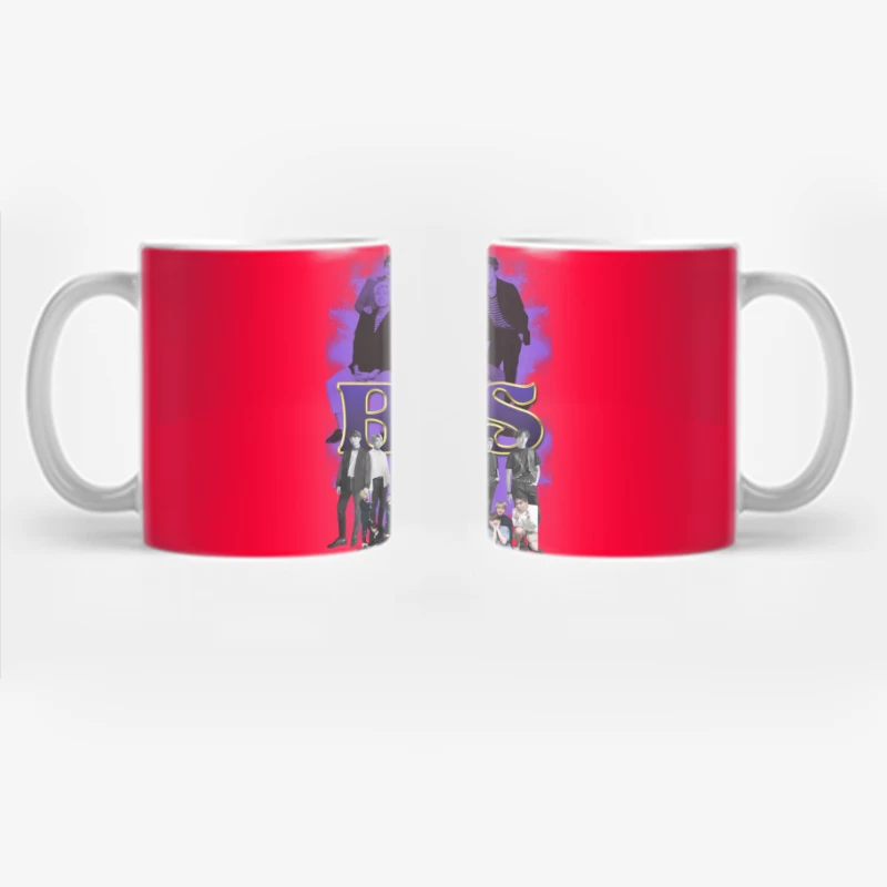 BTS - Iconic K-Pop Boy Band Compilation Coffee Mug