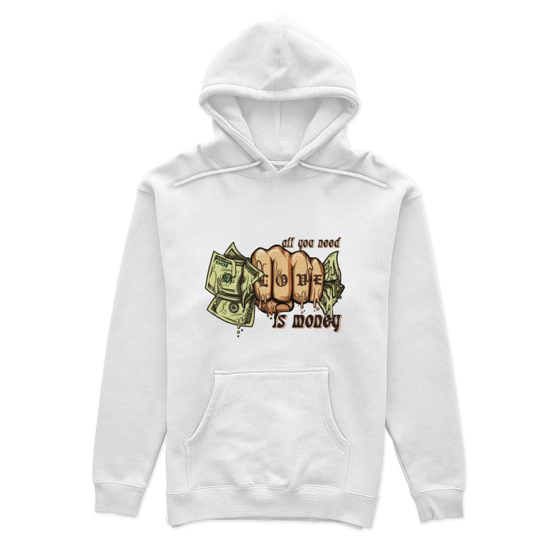 Liebe und Geld Damen Pullover Hoodie