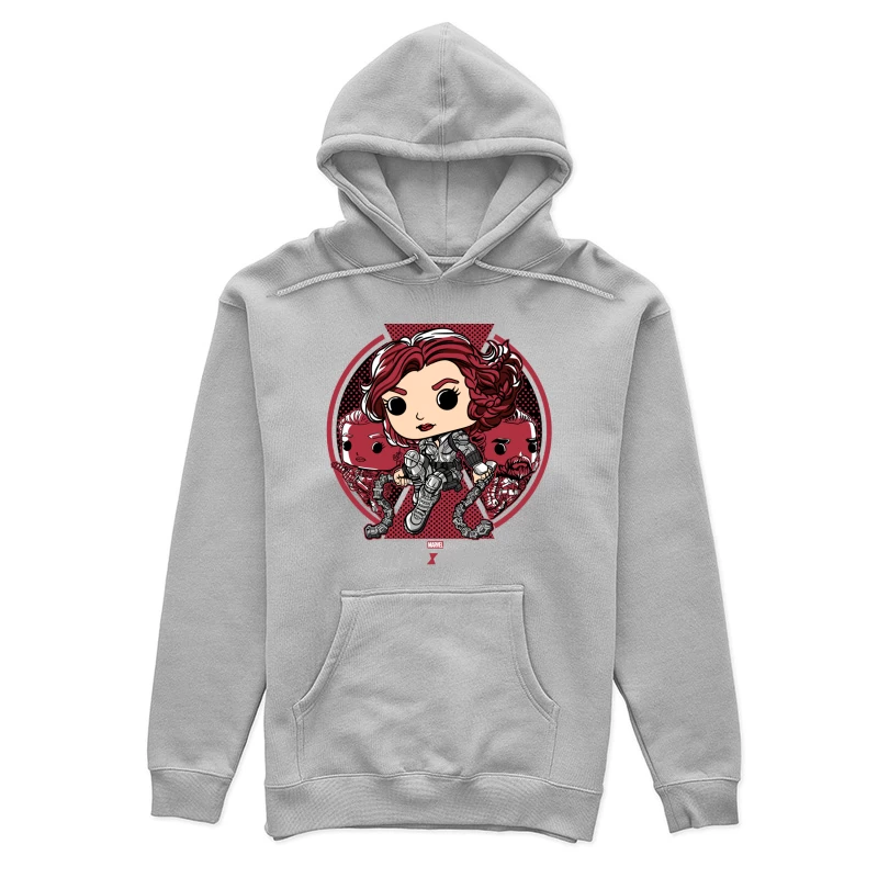Marvel Black Widow Character Art Female Pullover Hoodie