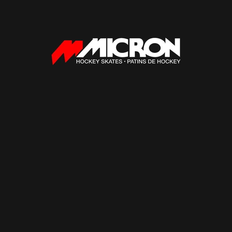 Micron Hockey Skates Logo: Red and White Sports Equipment Brand Female Long Sleeve T-Shirt