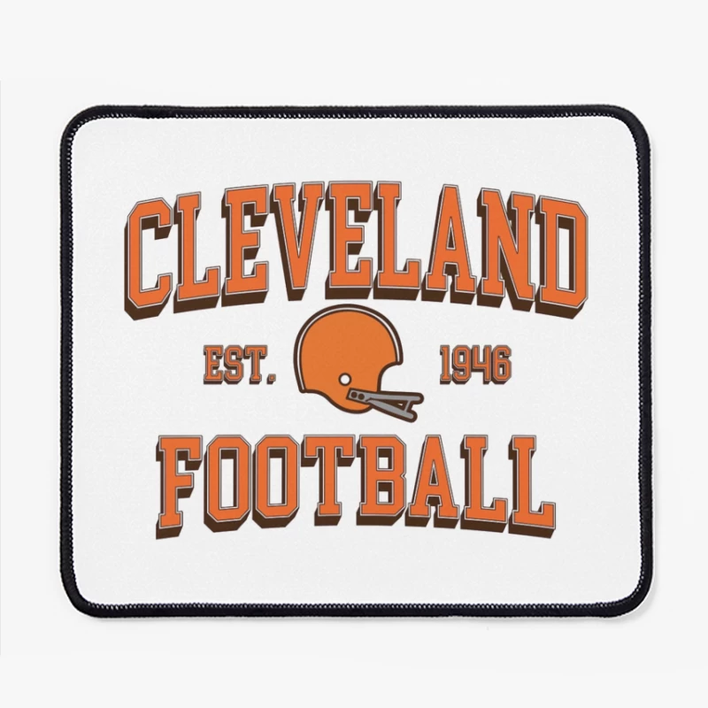 Cleveland Browns NFL Football Team Vintage Logo Est. 1946 Mouse Pad