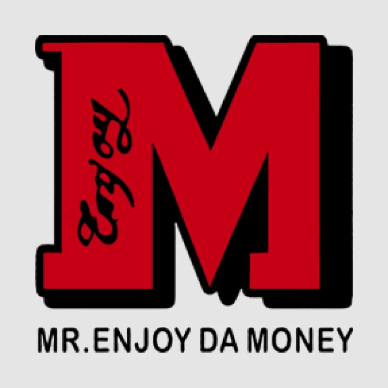 Mr. Enjoy Da Money Logo Damen Pullover Hoodie