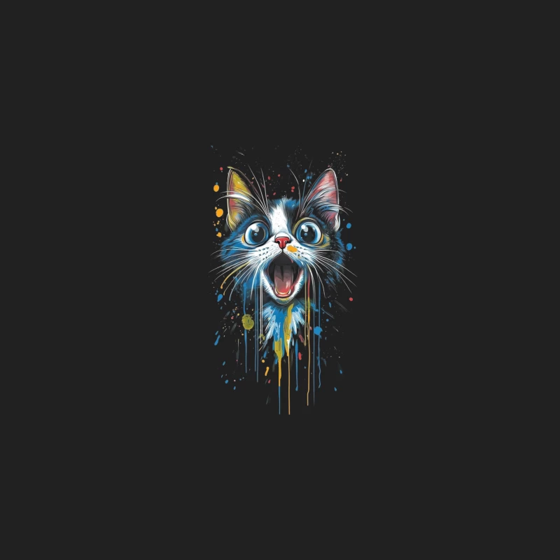Colorful Cat Artwork Bucket Hat