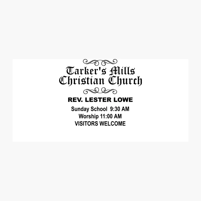 Tarker_s Mills Christian Church Coffee Mug