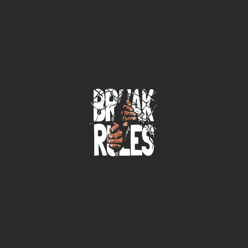 Break Rules Graphic Design Baseball Cap