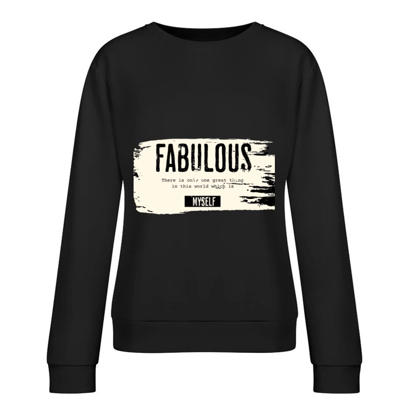 Fabelhaftes Selbstbewusstsein Design Damen Pullover Sweatshirt