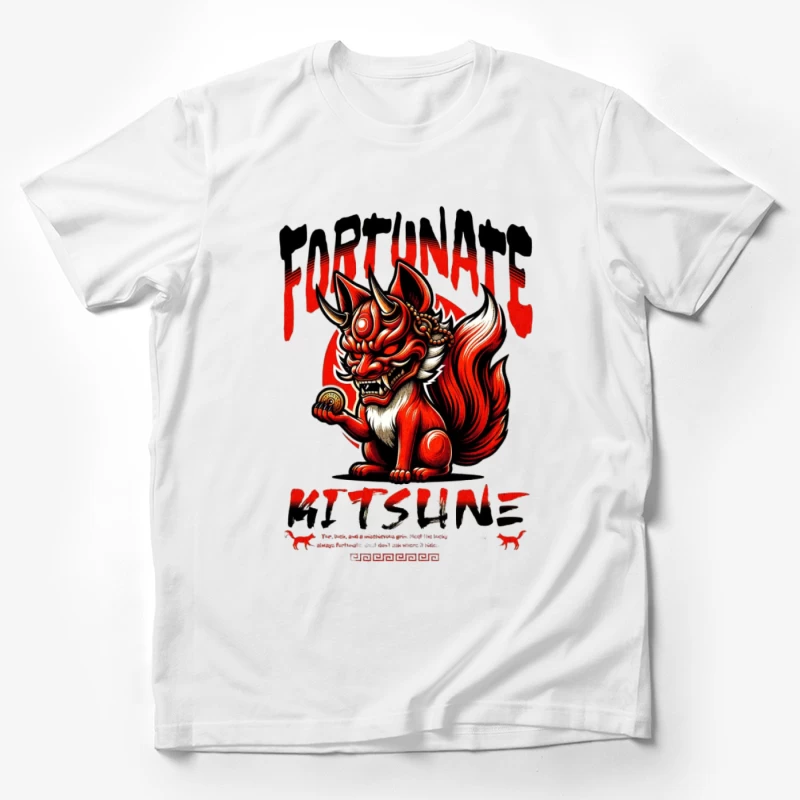 Kitsune Chanceux Homme T-Shirt