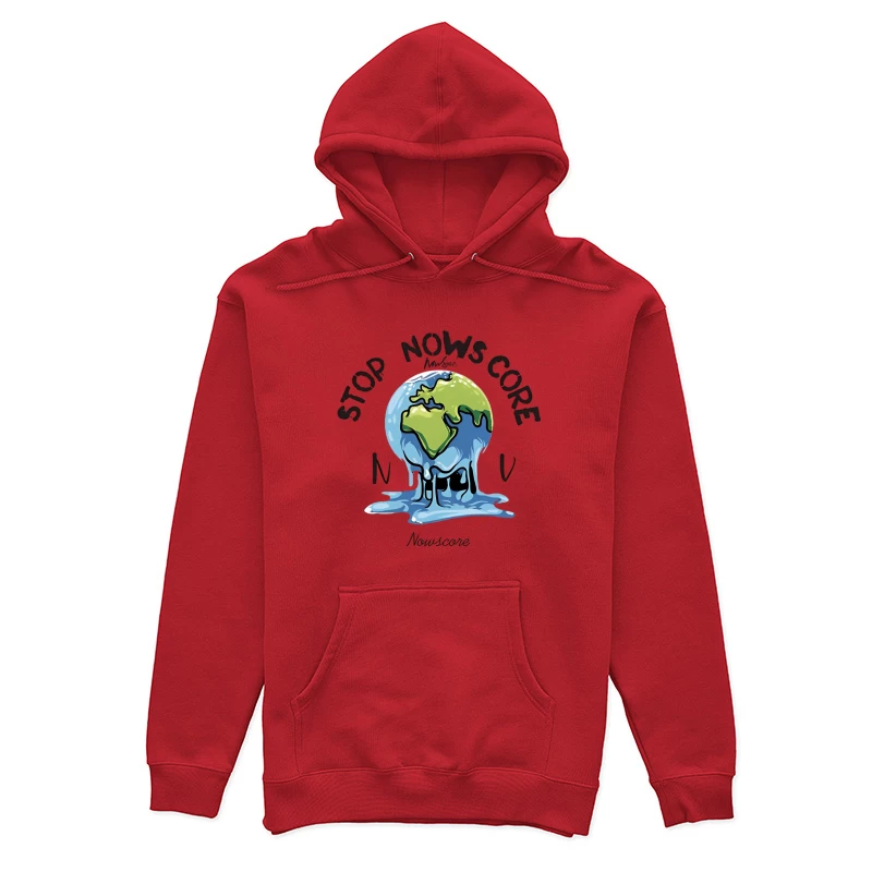 Schmelzende Erde Kunst Damen Pullover Hoodie