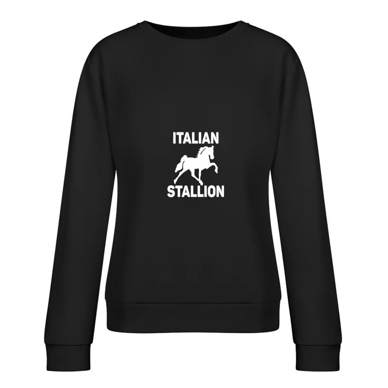 Logo du cheval italien Femme Sweat-shirt à enfiler