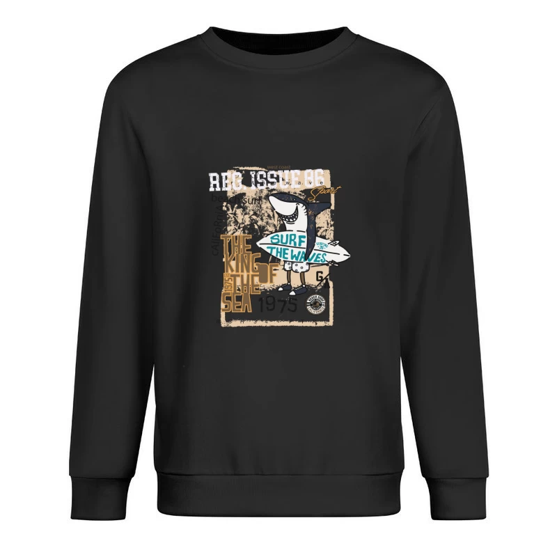 König der Wellen-Surfmode Herren Pullover Sweatshirt