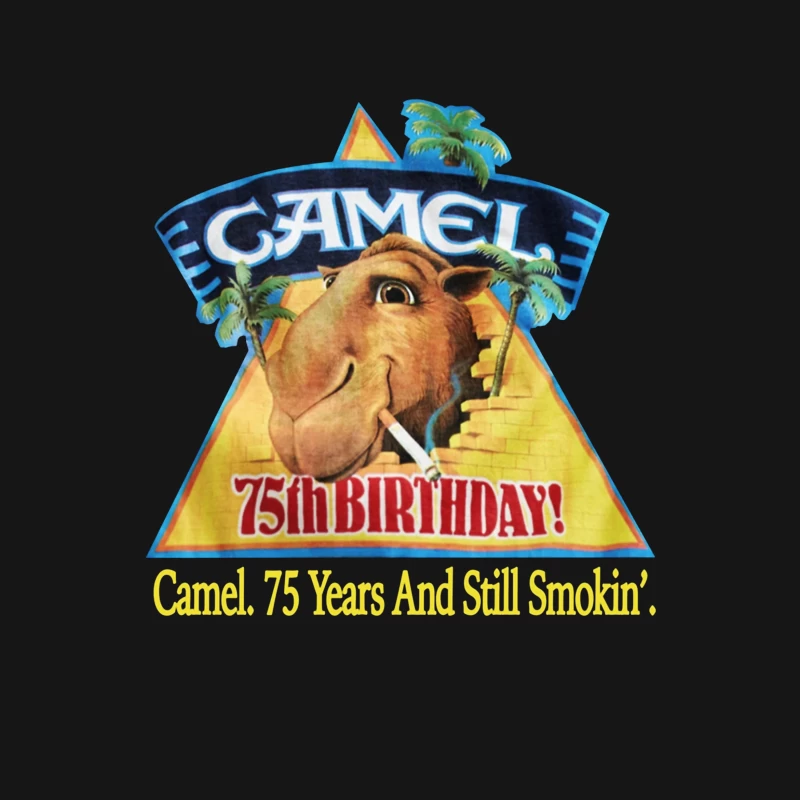 Camel Cigarettes 75th Anniversary Vintage Advertisement with Mascot Male T-Shirt