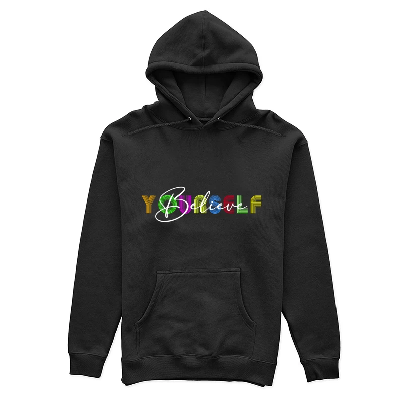 Glaube an dich selbst - Bunte Inspiration Damen Pullover Hoodie