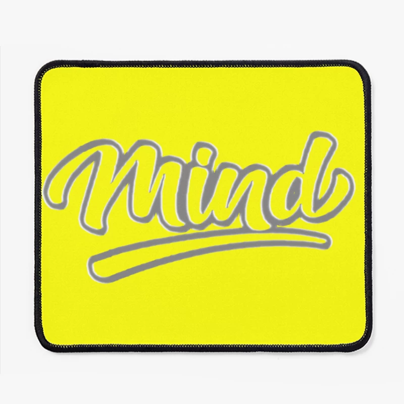Stylish Typography Design Mouse Pad