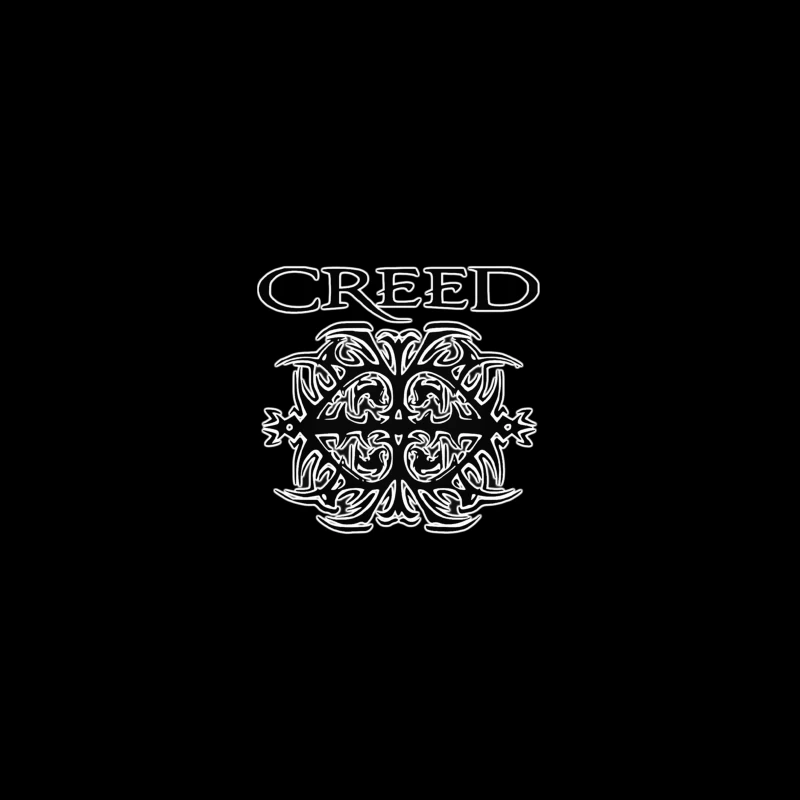 Creed Band Logo with Tribal Gothic Design Desk Mat