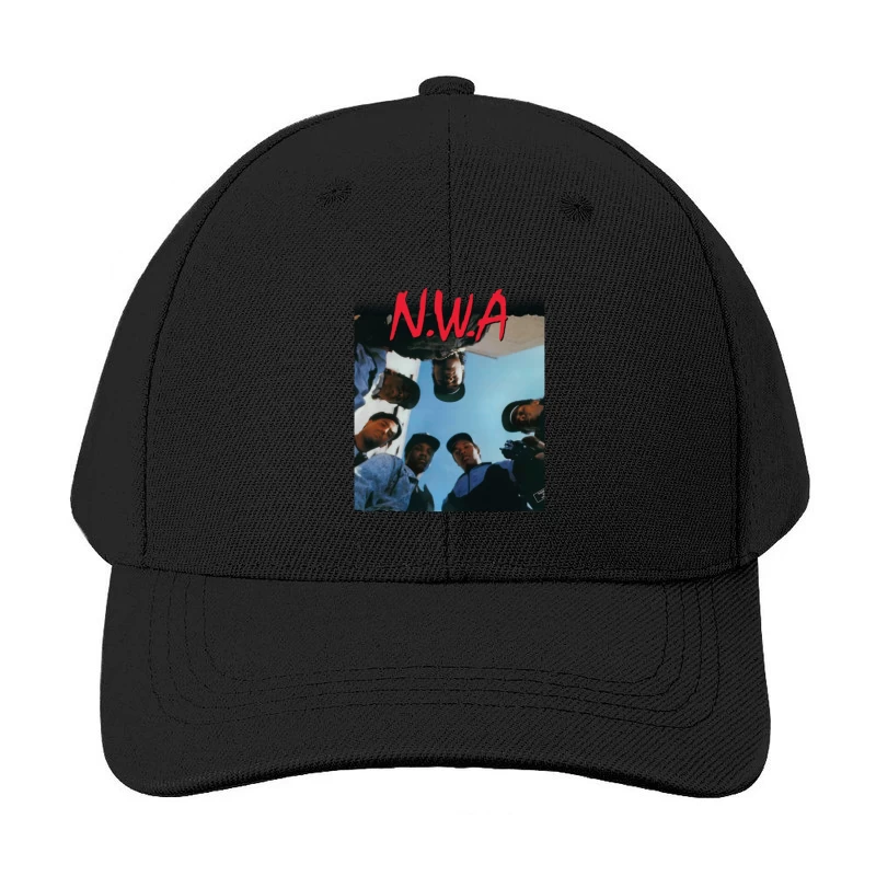 N.W.A Group Circle Low-Angle Photo Against Blue Sky Baseball Cap