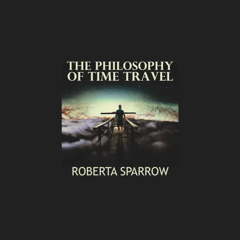 Ethereal Time Travel Philosophy: A Sci-Fi Book Cover Bucket Hat