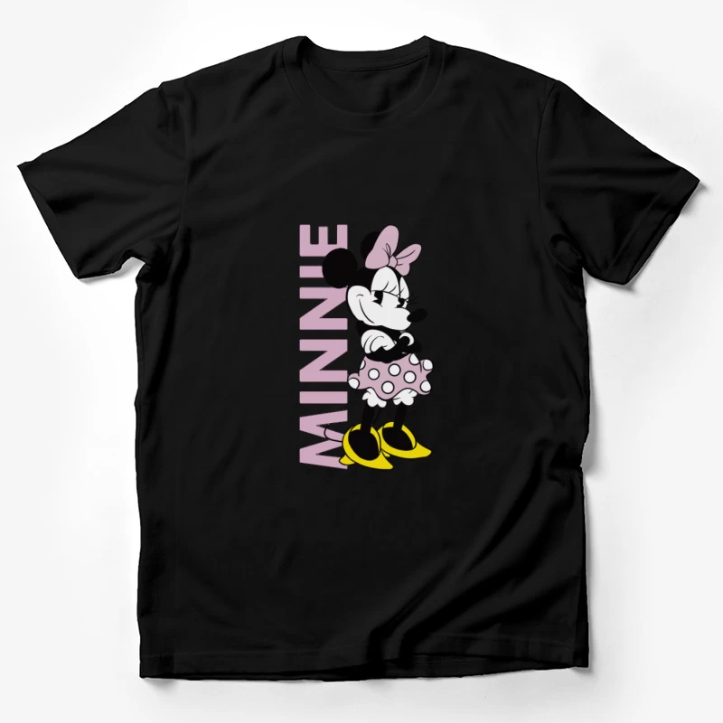 Adorable Minnie Mouse avec détails roses Homme T-Shirt