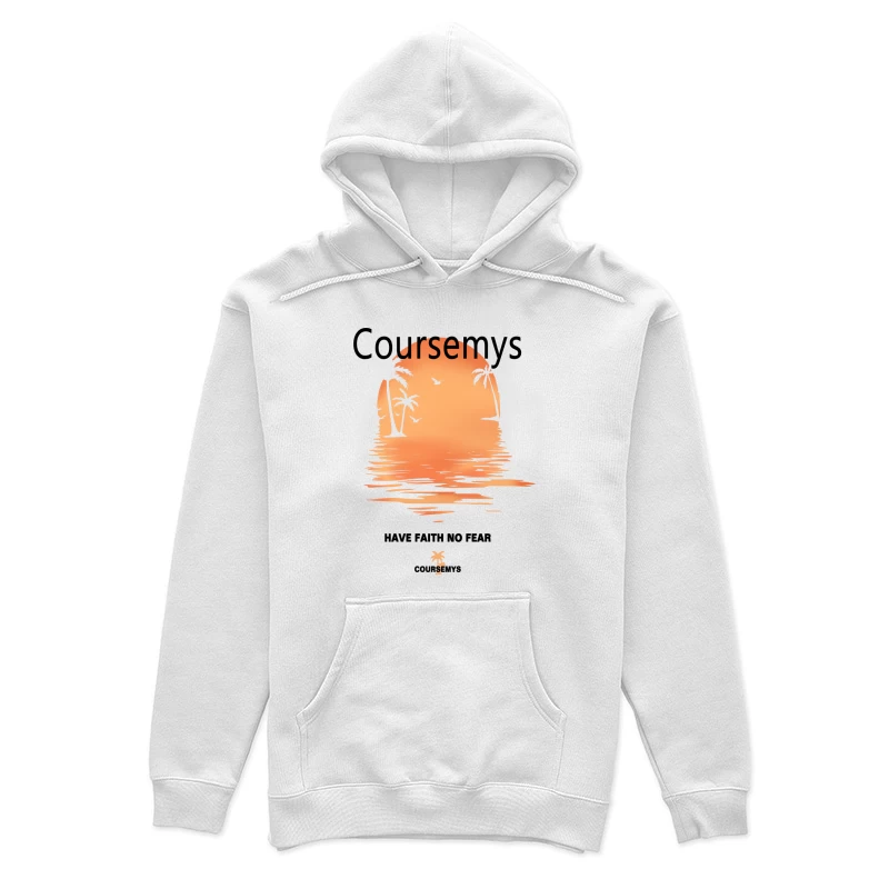 Tropischer Sonnenuntergang am Strand Damen Pullover Hoodie