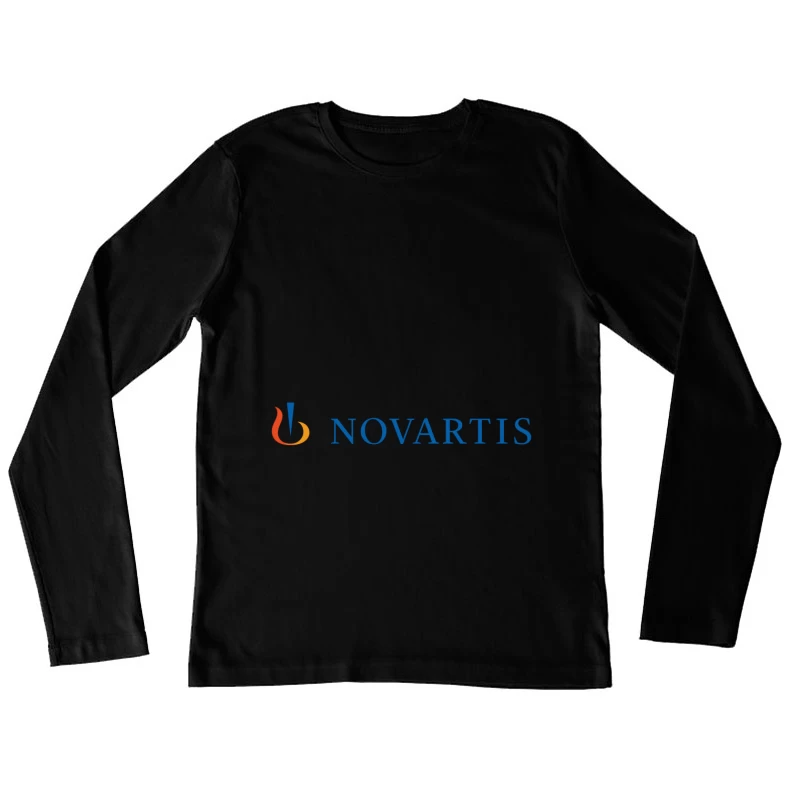 Novartis Healthcare Company Corporate Logo Female Long Sleeve T-Shirt