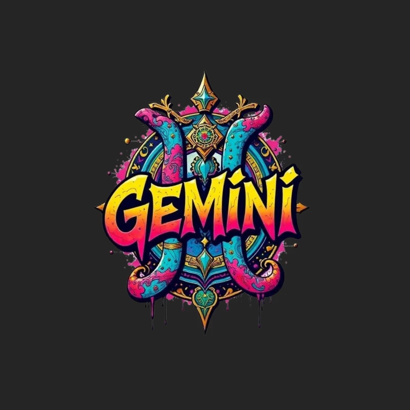 Gemini Zodiac Art Male Pullover Sweatshirt