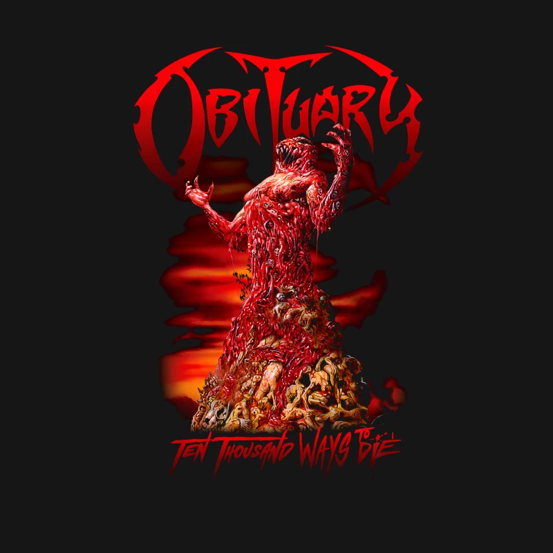 Obituary Ten Thousand Ways To Die Male Long Sleeve T-Shirt