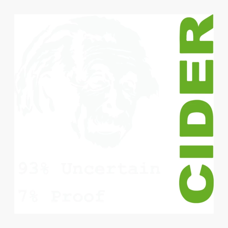 Albert Einstein Theory of 7_ Proof Geeky Science Cider Scrumpy Drinking Pin