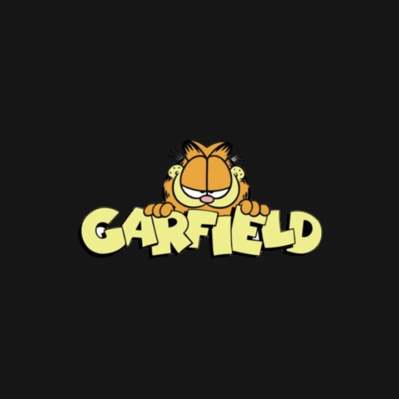 Garfield Comic-Logo Herren T-Shirt