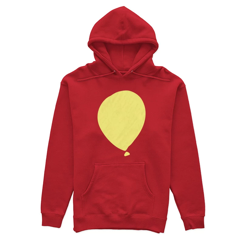 Ballon jaune simple Femme Sweat à capuche
