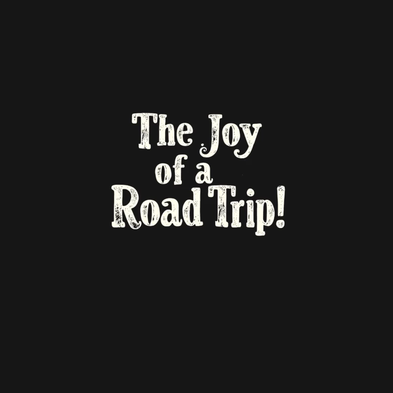 Faded Typography: The Joy of a Road Trip Female Long Sleeve T-Shirt