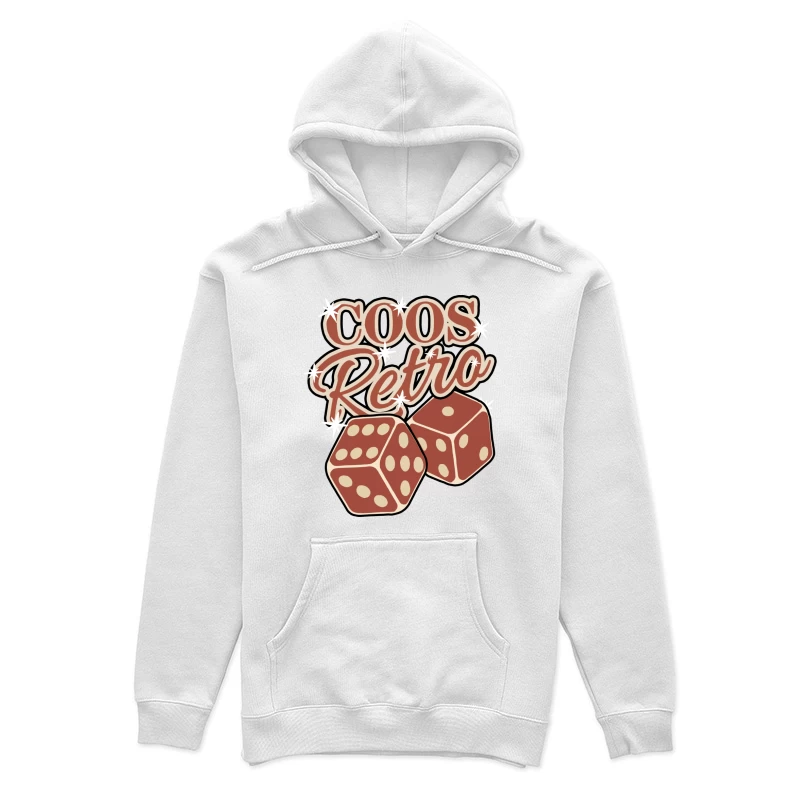 Retro Glückswürfel Design Damen Pullover Hoodie