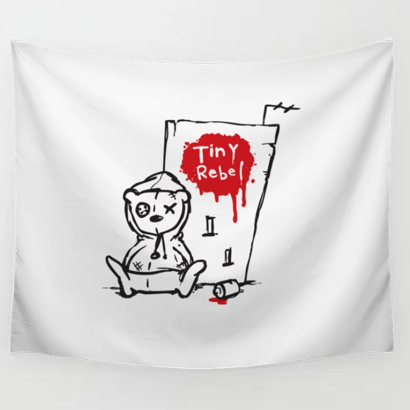 Tiny Rebel 2 Tapestry